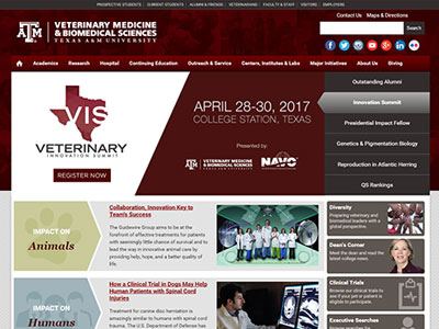 Texas A & M Veterinary Medicine.