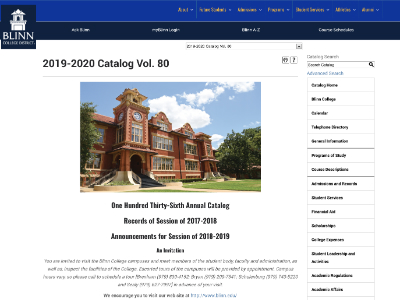 Blinn College Catalog.