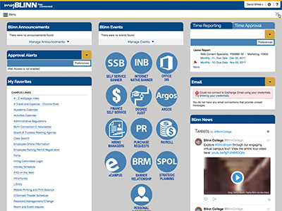 Blinn College Portal.