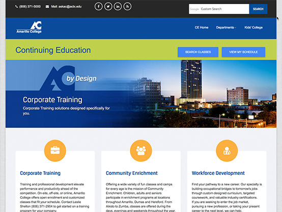 Amarillo College Continuing Education.
